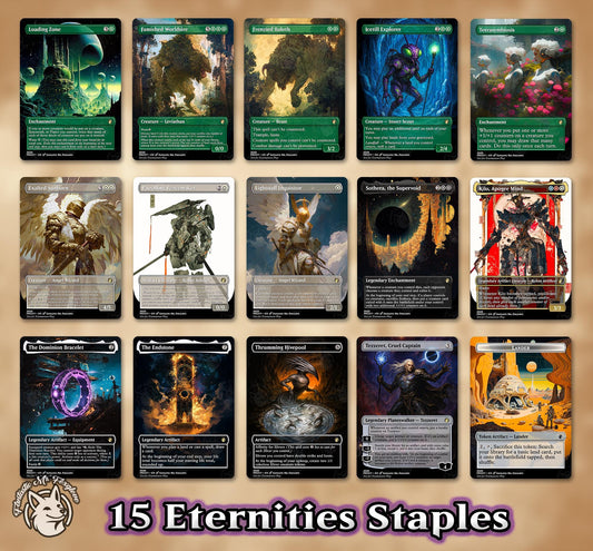 15 Eternities Staples | Proxy Cards — Exalted Sunborn, Thrumming Hivepool, Cruel Captain, Loading Zone, Icetill, Kilo, Lightstall, Lander