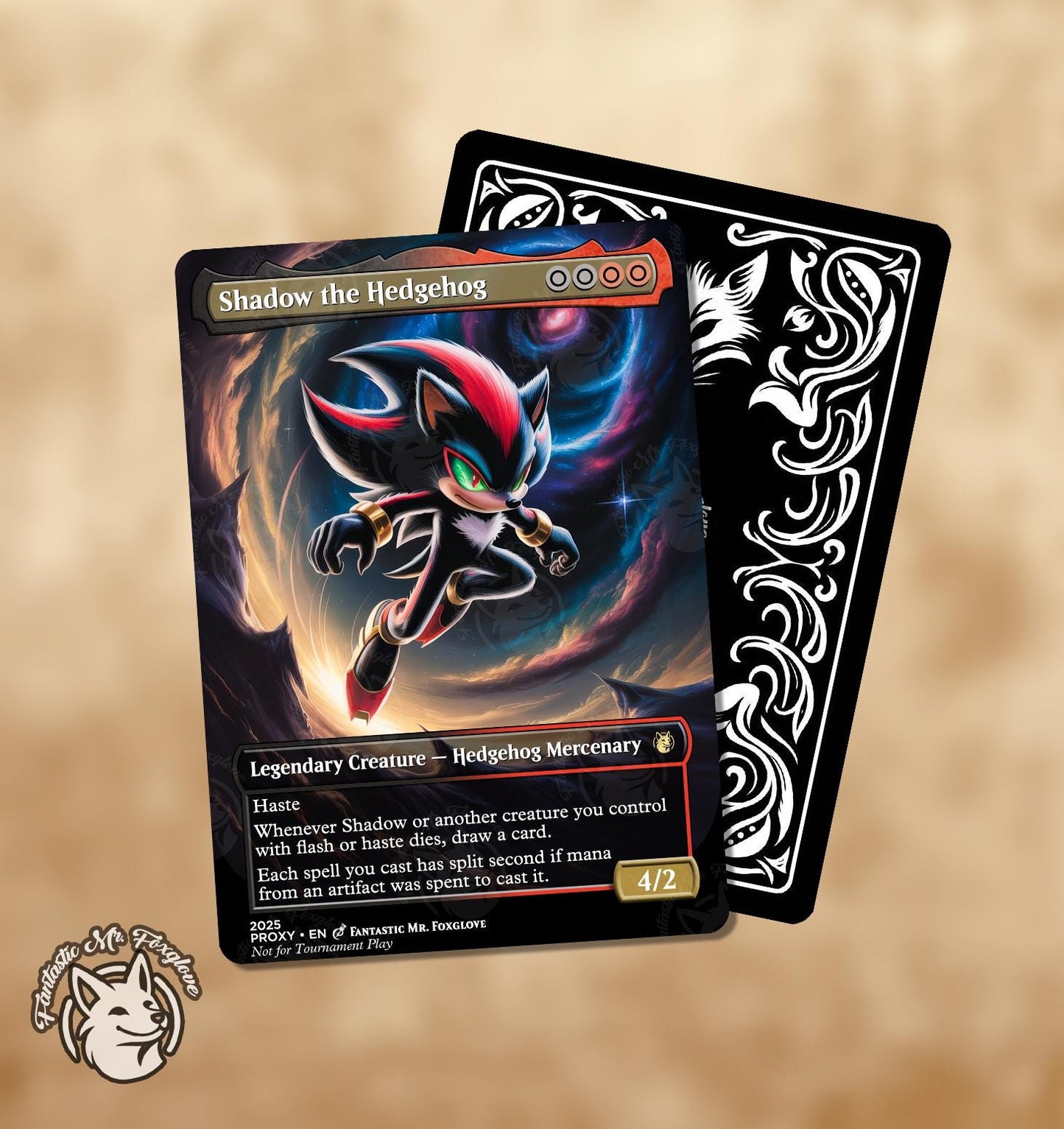 Speedster Bundle | 10 Proxy Cards — S0nic, Shadow, Tails, Knuckles, Eggman, Amy, Sol Ring, Treasure, Lighting Greaves, Super State