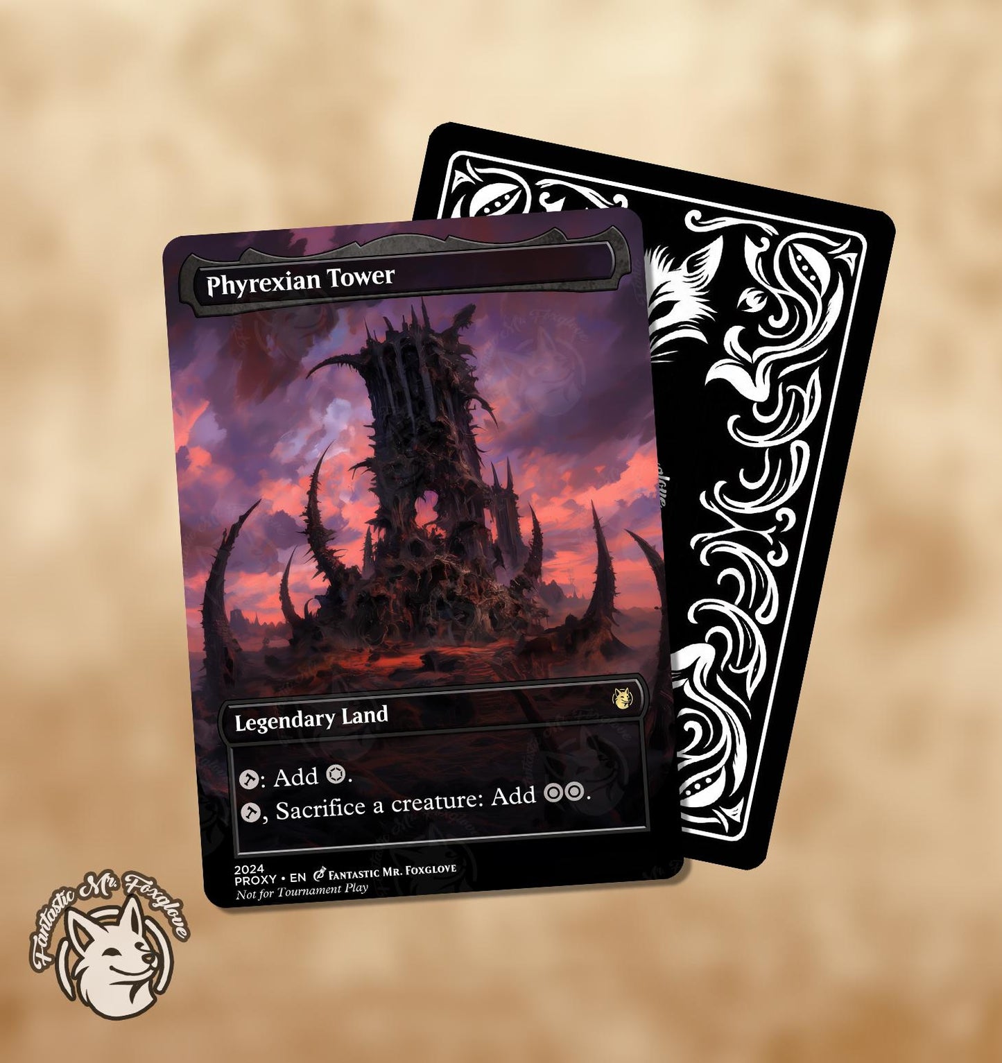 Phyrexian Tower | Proxy Card — Choose Your Art!