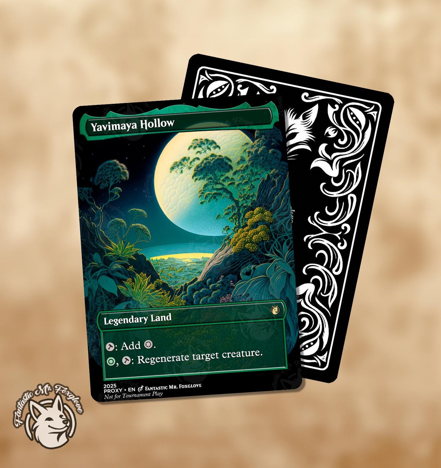 Yavimaya Hollow | Proxy Card