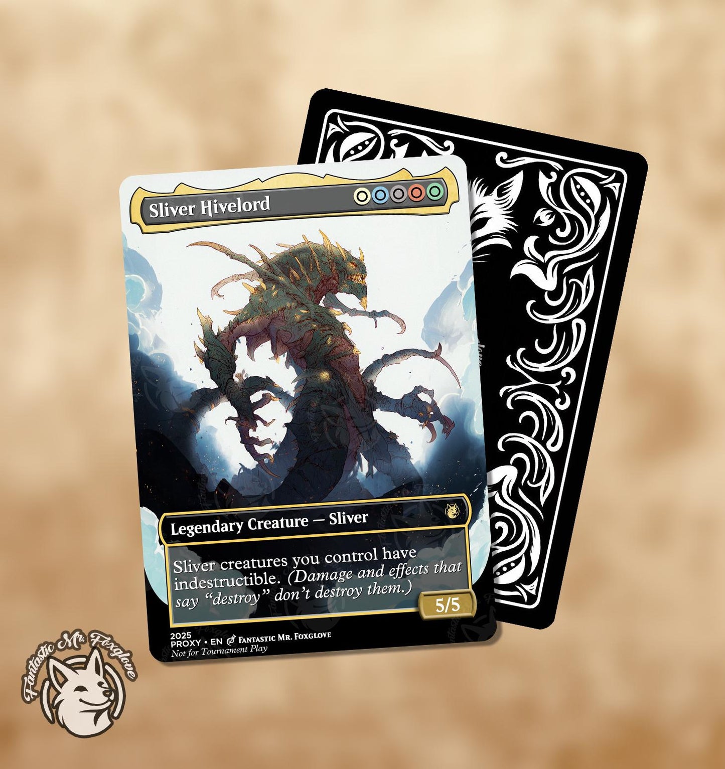 7+ Sliver Legends | Proxy Cards — Sliver Queen, Sliver Overlord, The First Sliver, Sliver Legion, Hivelord, Gravemother, Slivdrazi