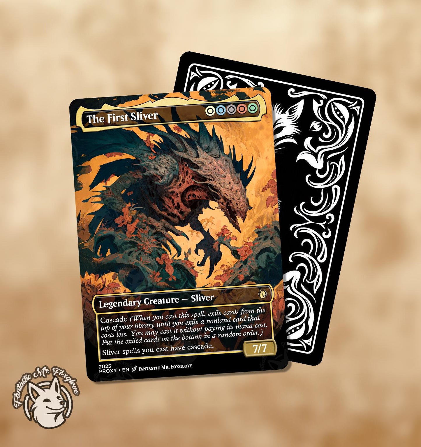7+ Sliver Legends | Proxy Cards — Sliver Queen, Sliver Overlord, The First Sliver, Sliver Legion, Hivelord, Gravemother, Slivdrazi