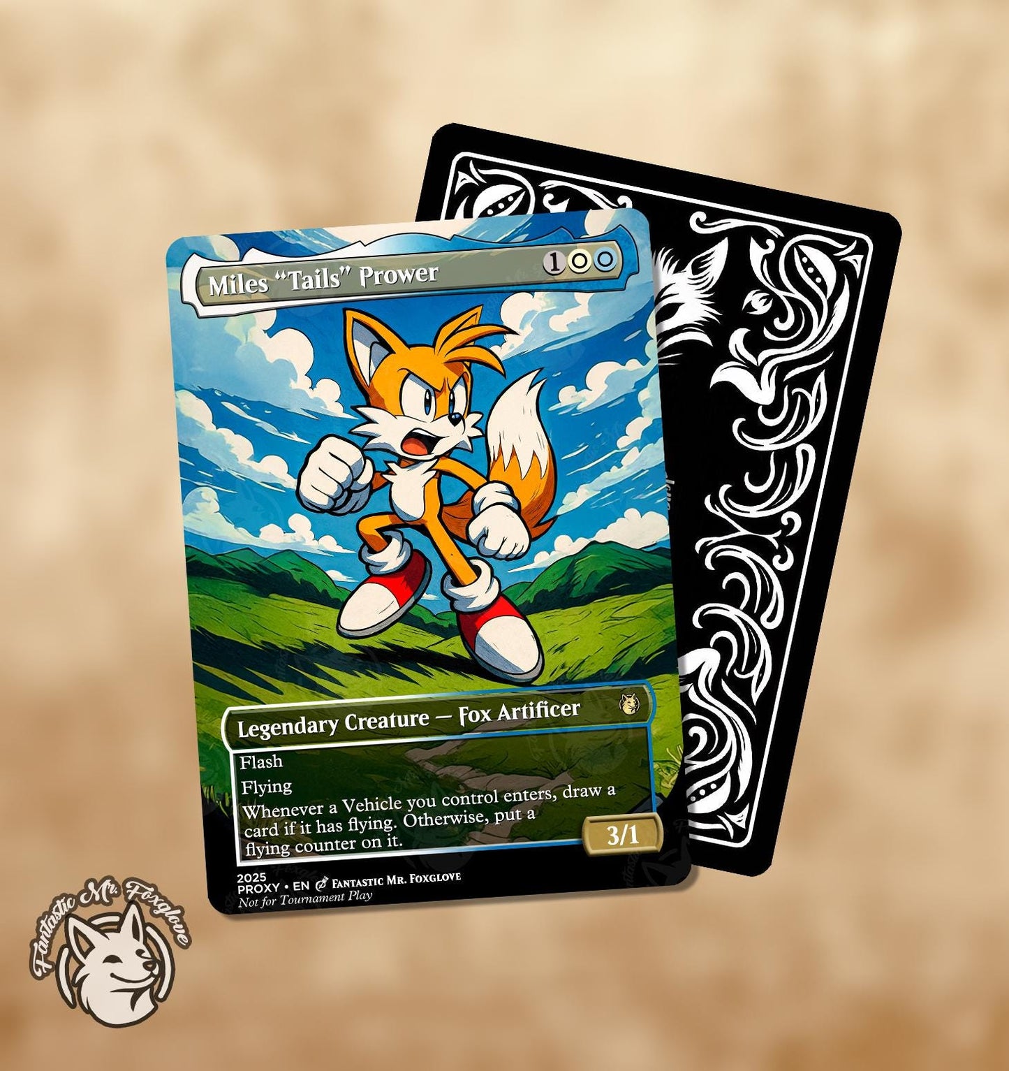 Speedster Bundle | 10 Proxy Cards — S0nic, Shadow, Tails, Knuckles, Eggman, Amy, Sol Ring, Treasure, Lighting Greaves, Super State