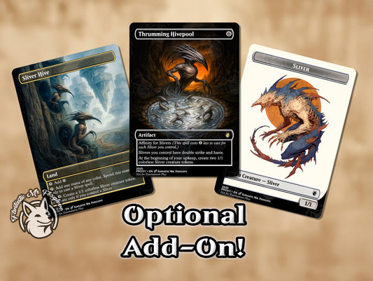 7+ Sliver Legends | Proxy Cards — Sliver Queen, Sliver Overlord, The First Sliver, Sliver Legion, Hivelord, Gravemother, Slivdrazi