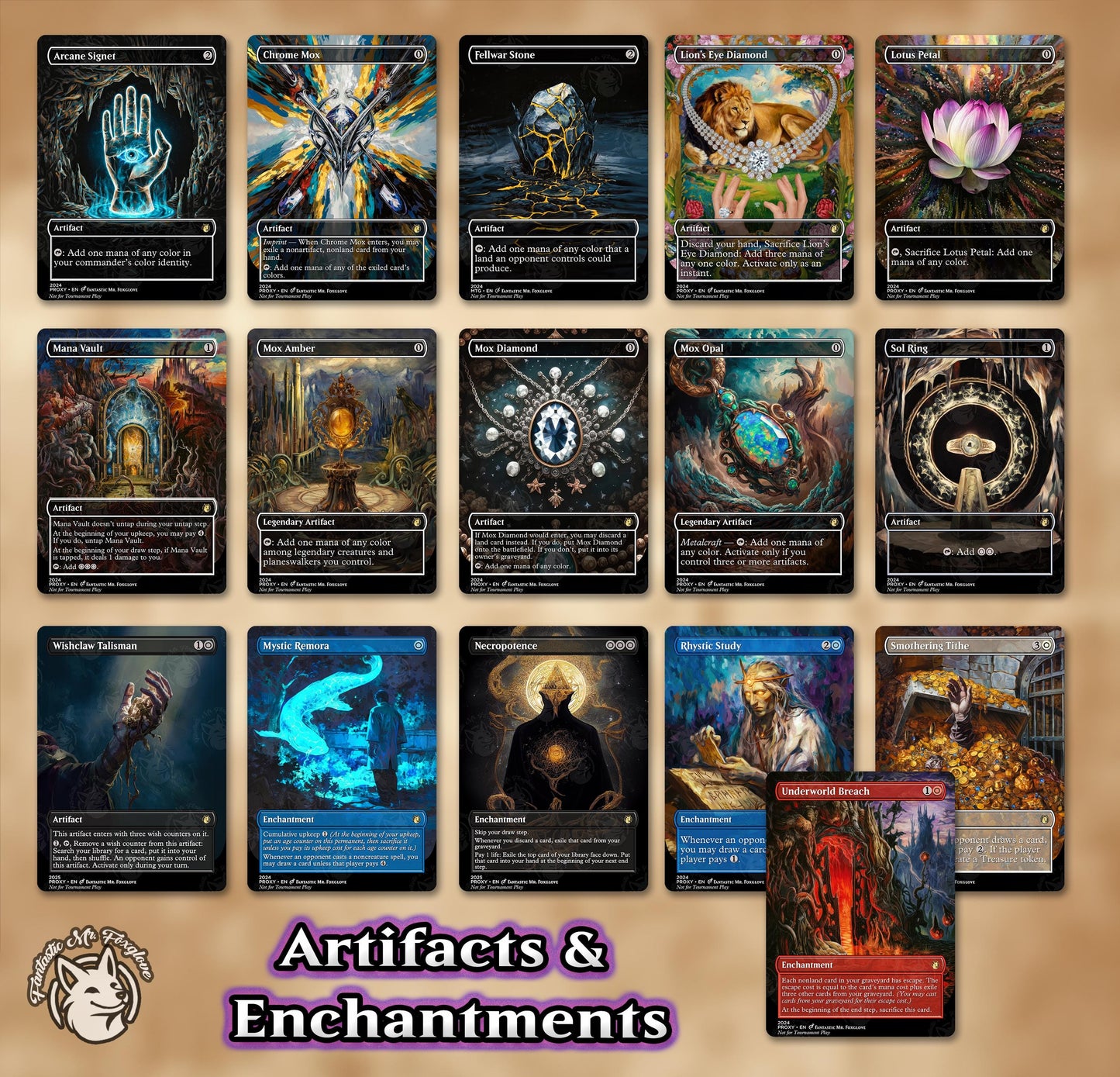 Tymna Kraum cEDH Deck | 100 Proxy Cards + 8 Tokens! Optimized for cEDH aka Bracket 5 — Blue Farm — Tymna the Weaver & Kraum, Ludevic's Opus