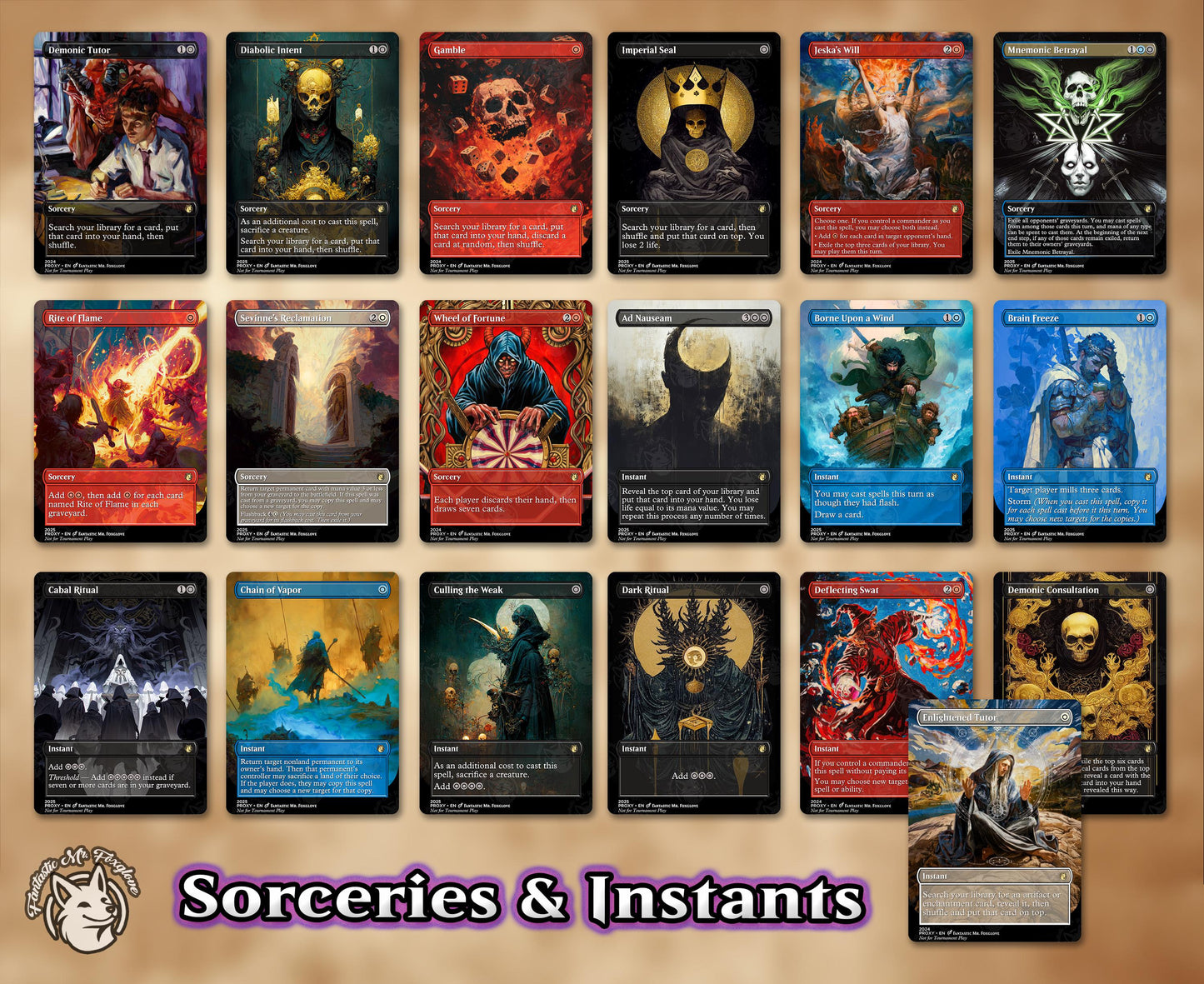 Tymna Kraum cEDH Deck | 100 Proxy Cards + 8 Tokens! Optimized for cEDH aka Bracket 5 — Blue Farm — Tymna the Weaver & Kraum, Ludevic's Opus