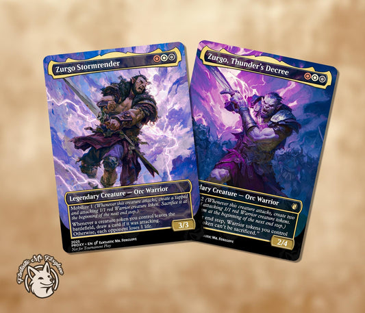 Zurgo, Stormrender and Zurgo, Thunder's Decree | Proxy Cards