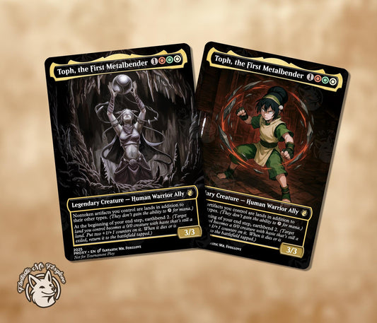 Toph, the First Metalbender | Proxy Card — Choose Your Art!