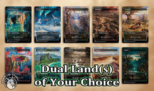 1+ Dual Land of Your Choice | Proxy Cards