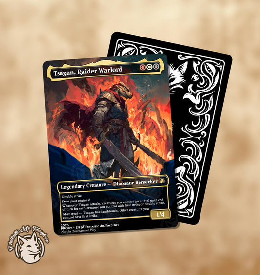 Tsagan, Raider Warlord | Proxy Card (Alchemy/Online-Exclusive Card Only Legal by Rule Zero)