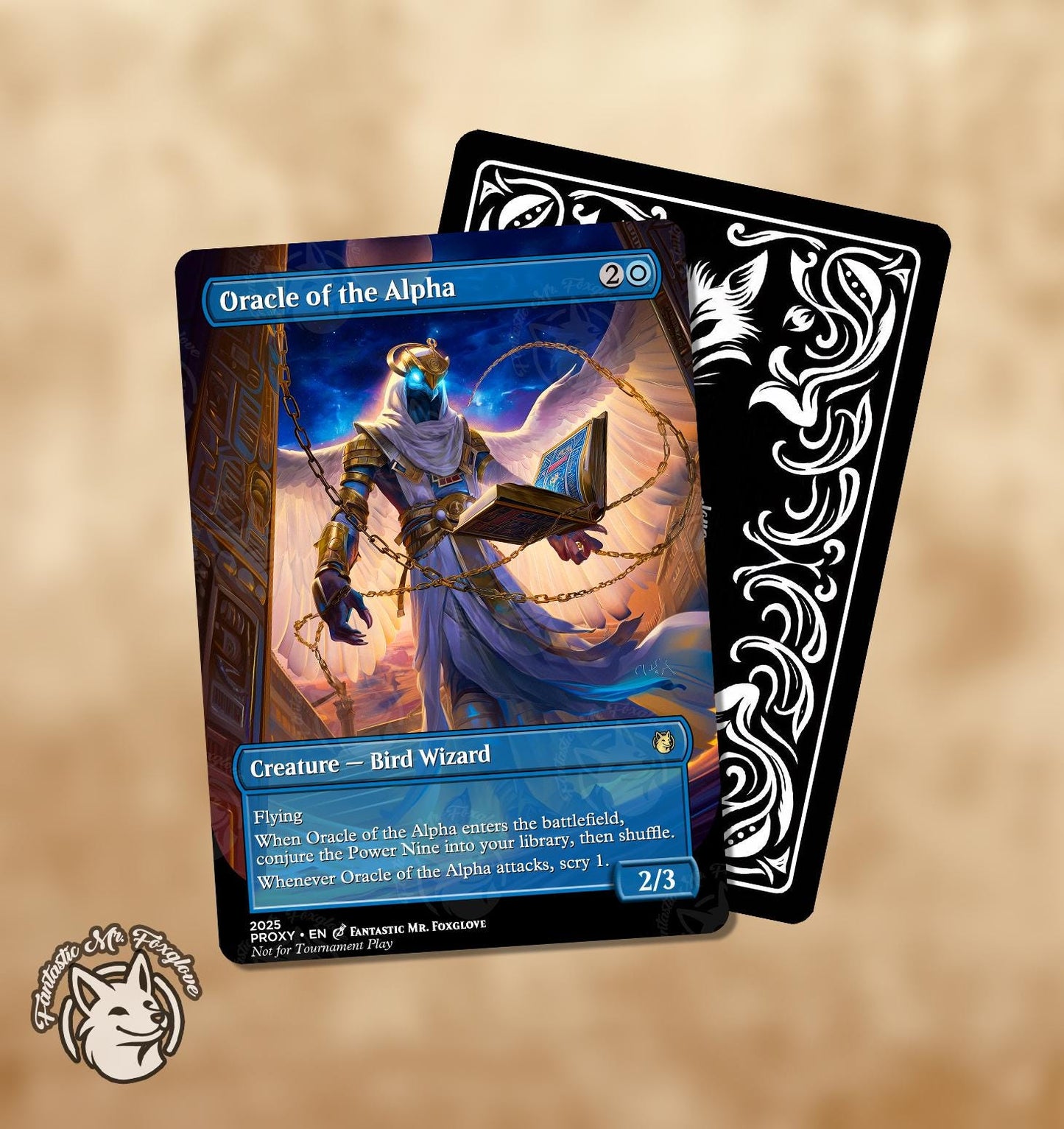 Oracle of the Alpha | Proxy Card (Online-Only Card Not Legal in Any Official Format)