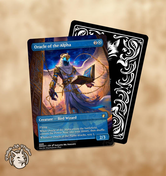 Oracle of the Alpha | Proxy Card (Online-Only Card Not Legal in Any Official Format)