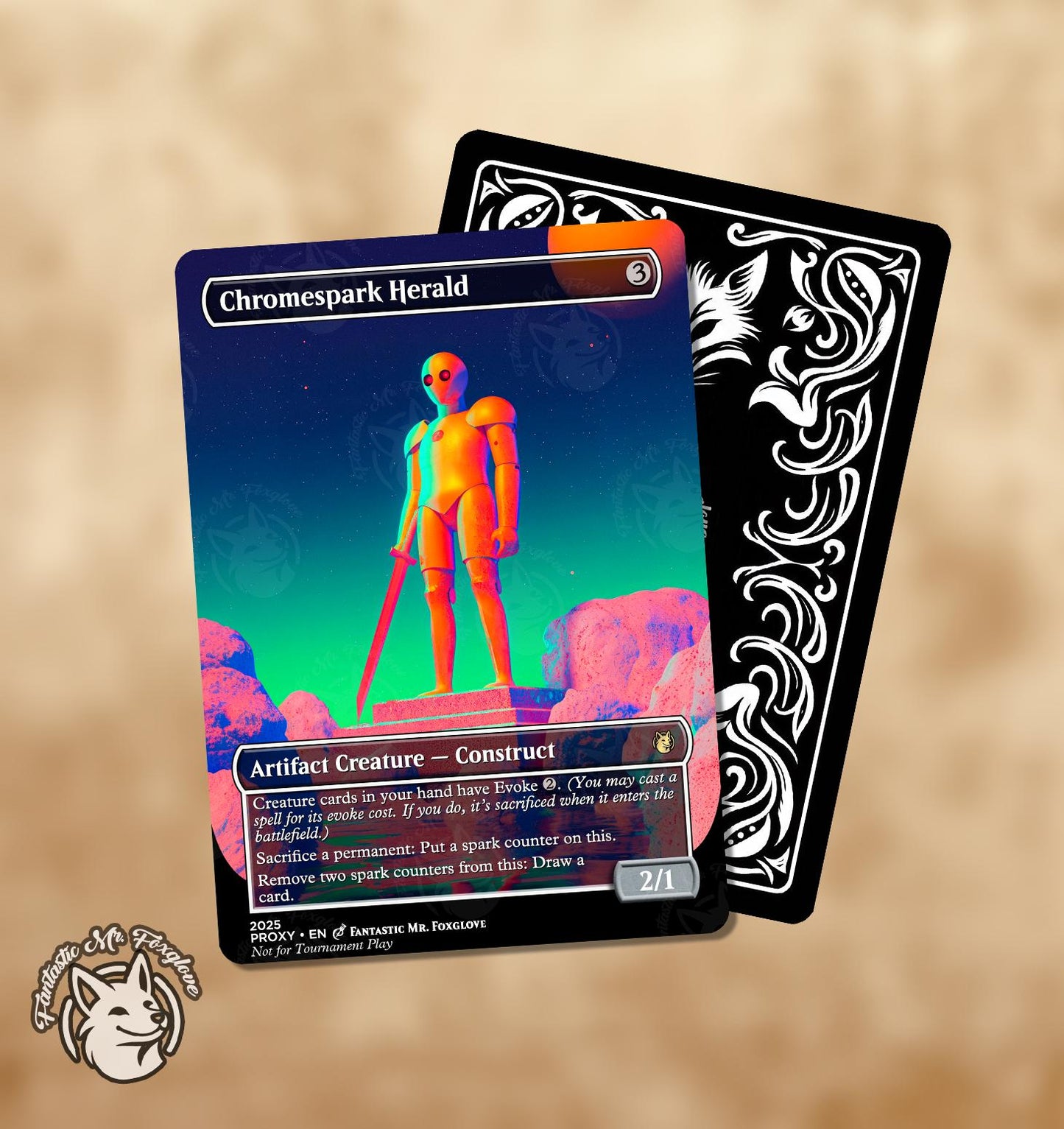 3 Custom Artifacts | CUSTOM-Designed Proxy Cards Perfect For Cube — Designed by Us, **NOT Legal in Any Official Format**