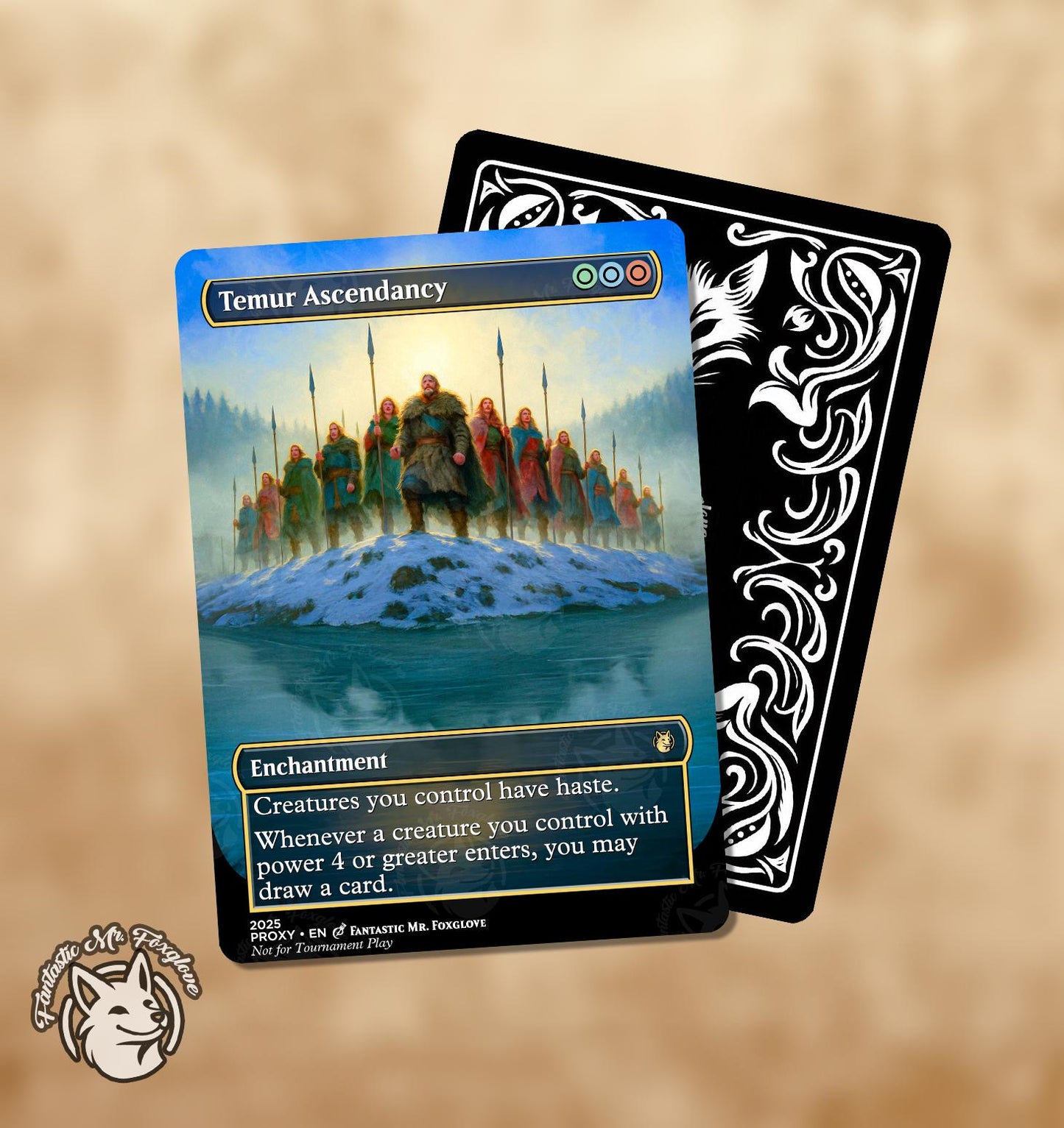 Temur Ascendancy | Proxy Card