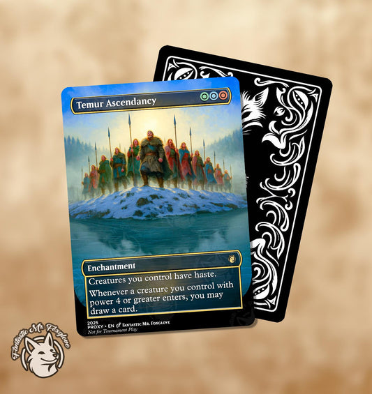 Temur Ascendancy | Proxy Card