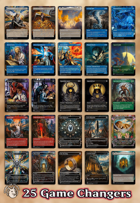 25+ Game Changers | Proxy Cards — Select Up to 45 Cards!