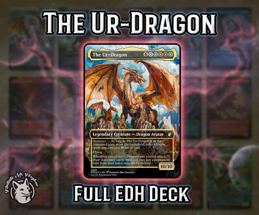 The Ur-Dragon EDH Deck | 100 Proxy Cards + 8 Tokens! (Optimized, Bracket 4)