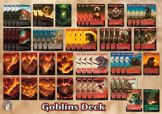 Goblins Pre-Modern Proxy Deck | 75 Proxy Cards for Playtesting — Fun, Competitive, Ready-to-Play Deck!
