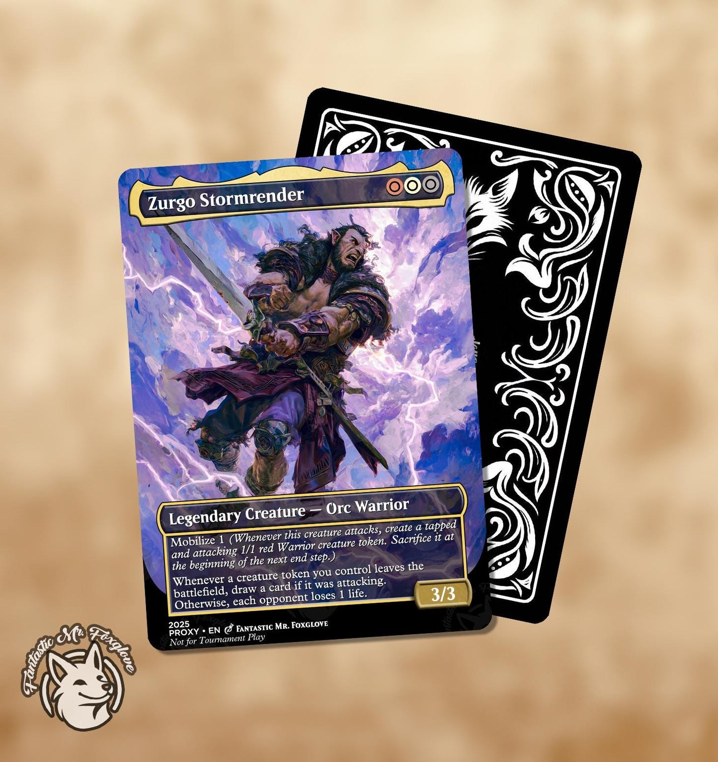 Zurgo, Stormrender and Zurgo, Thunder's Decree | Proxy Cards