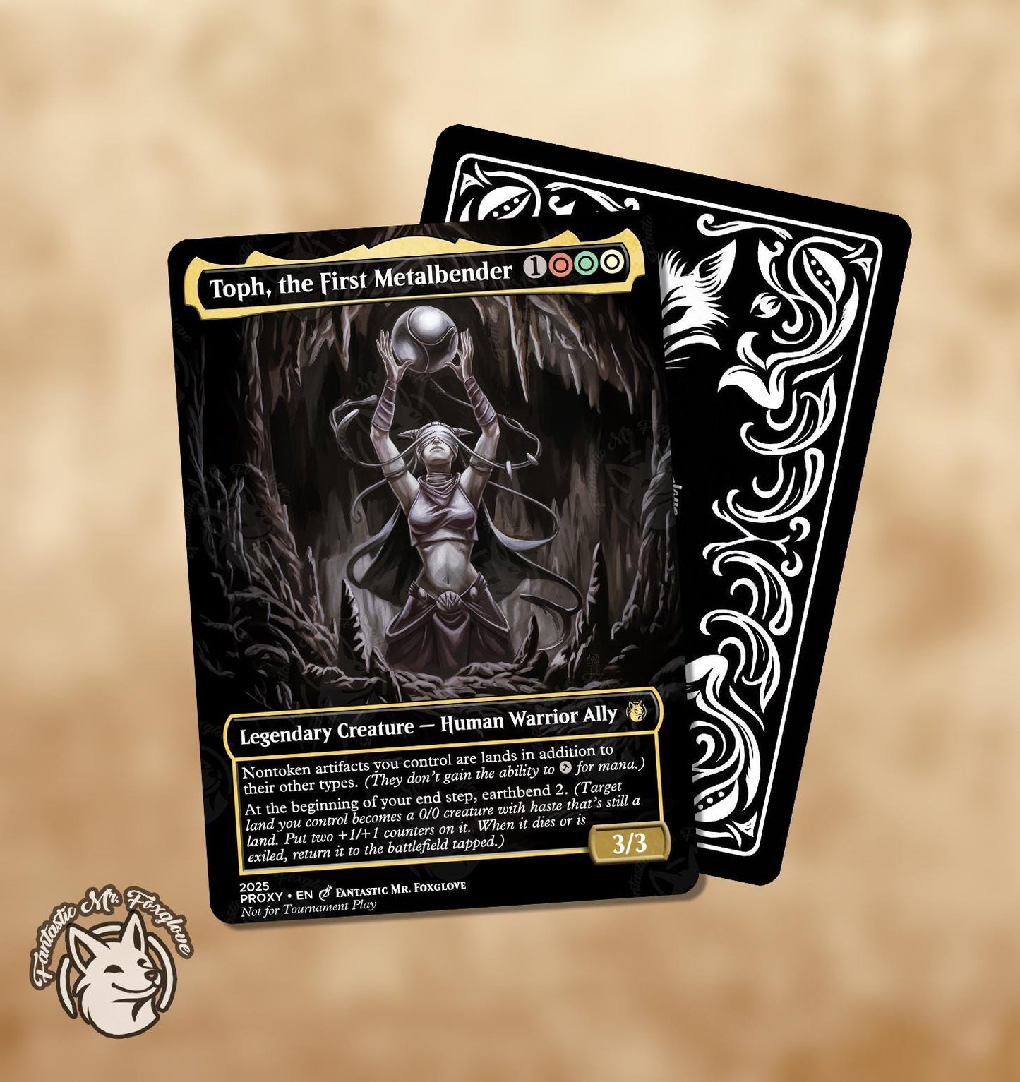 Toph, the First Metalbender | Proxy Card — Choose Your Art!